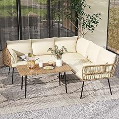 DWVO Patio Furniture Set 4 Pieces
