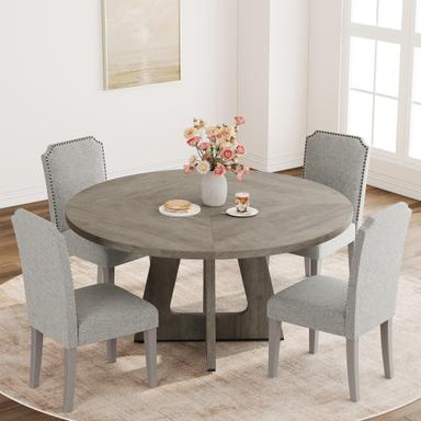 round dining table set