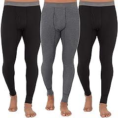 Fruit of the Loom Men's Thermal Underwear Bottoms