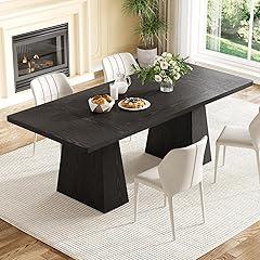 Little Tree Black Modern Dining Table