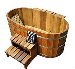 Japanese Wood Ofuro Tub for 2 - Wood Fired