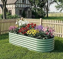 Garvee Galvanized Raised Garden Bed 24"