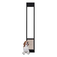 PetSafe Sliding Glass Pet Door, Medium, Black