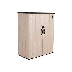 Lifetime Vertical Storage Shed Desert Sand