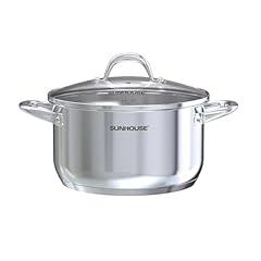 Sunhouse 11 Quart Stainless Steel Stock Pot