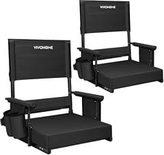 VIVOHOME Adjustable Stadium Seats with Back Support