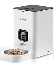 Voluas Timed Automatic Pet Feeder with Voice Recorder