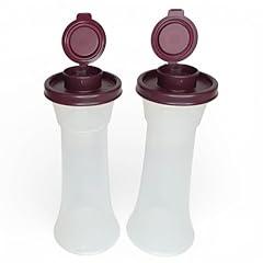 Tupperware Hourglass Salt and Pepper Shakers