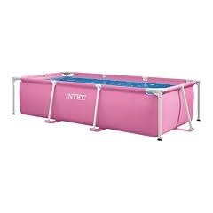 Intex Rectangular Frame Above-Ground Pool, Pink