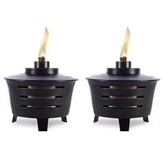 TIKI Mini Fire Pit Tabletop Torch Set