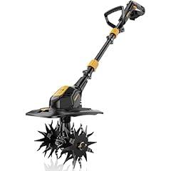 HEINPRO Cordless Tiller Cultivator Compatible with Dewalt 20V MAX