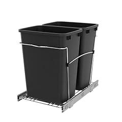Rev-A-Shelf Double Pullout Trash Can 35 Qt