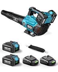Seesii 40V Cordless Leaf Blower with Batteries