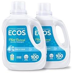 ECOS Laundry Detergent Liquid, Free & Clear