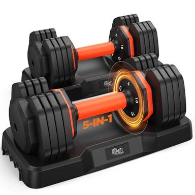 adjustable dumbbell set