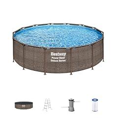 Bestway Power Steel Round Above Ground Pool Set