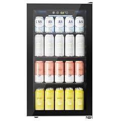 COWSAR Mini Fridge, 130 Can Beverage Refrigerator