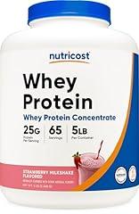 Nutricost Whey Protein Concentrate Strawberry Milkshake 5LBS