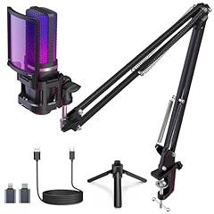 ZealSound RGB Gaming USB Microphone