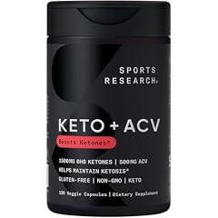 Sports Research Keto Plus ACV Diet Support 120 Count
