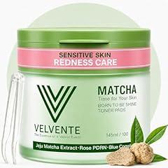 VELVENTE Matcha Toner Pads for Sensitive Skin