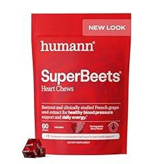 humanN SuperBeets Heart Chews - Pomegranate Berry