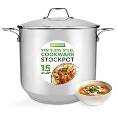 NutriChef NCSP16 Stainless Steel Stock Pot
