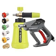 M MINGLE High Pressure Washer Foam Cannon Kit
