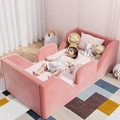 COSYSUPER Toddler Bed with Safety Board