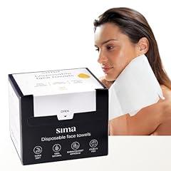 Sima Brand 100% Cotton Face Towels 50 Pack