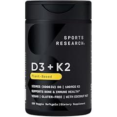 Sports Research Vitamin D3 + K2 with MCT Oil