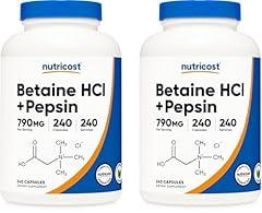 Nutricost Betaine HCl with Pepsin 790mg