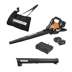 WORX WG583 40V Cordless Leaf Blower Vacuum Mulcher
