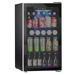 Kndko Mini Beverage Refrigerator 130 Can 3.2 Cu.Ft
