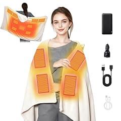 Cordless Heated Blanket with Hood