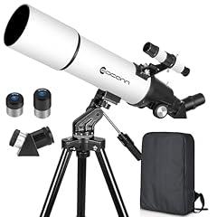 EACONN 80mm Refractor Telescope with Backpack
