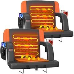 Suteck Heated Dual-Sided Stadium Seat Orange