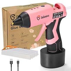 GoGonova Pink Cordless Glue Gun