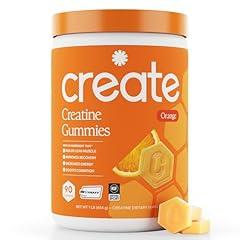 Create Creatine Monohydrate Gummies, Orange, 90ct