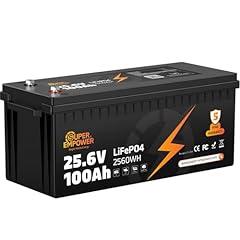 SUPER EMPOWER 24V 100Ah LiFePO4 Battery for Off-Grid
