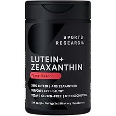 Sports Research Lutein and Zeaxanthin Eye Health Supplement