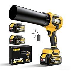 SNJORT Cordless Leaf Blower with Battery and Charger