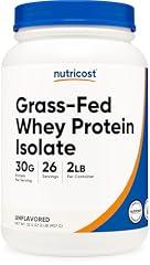 Nutricost Grass-Fed Whey Protein Isolate Unflavored