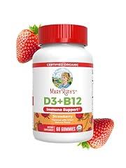 MaryRuth Organics Vitamin D3 + B12 Gummies