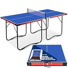 SereneLife Midsize Portable Ping Pong Table Set