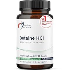 Designs for Health Betaine HCl with Pepsin Supplement