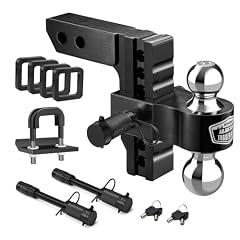 Kohree Adjustable Trailer Hitch with Dual Ball