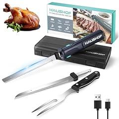 HAUSHOF Cordless Electric Carving Knife Set