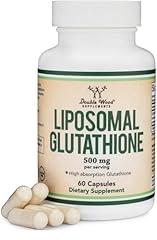Liposomal Glutathione Supplement 500mg by Double Wood
