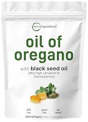 Micro Ingredients Oregano & Black Seed Oil Softgels